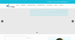 Desktop Screenshot of drityagi.com